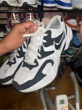 Nike AL8 White and Black sneakers